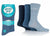 12 Pairs Men Socks Gentle Grip Non Elastic Diabetic Soft Cotton UK Blend Cotton - Comfyfit ltd