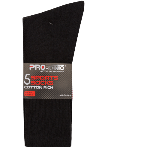 New Men's Thick Cotton Rich Crew Socks Everyday Sport Socks Plain Sizes 6-11 UK