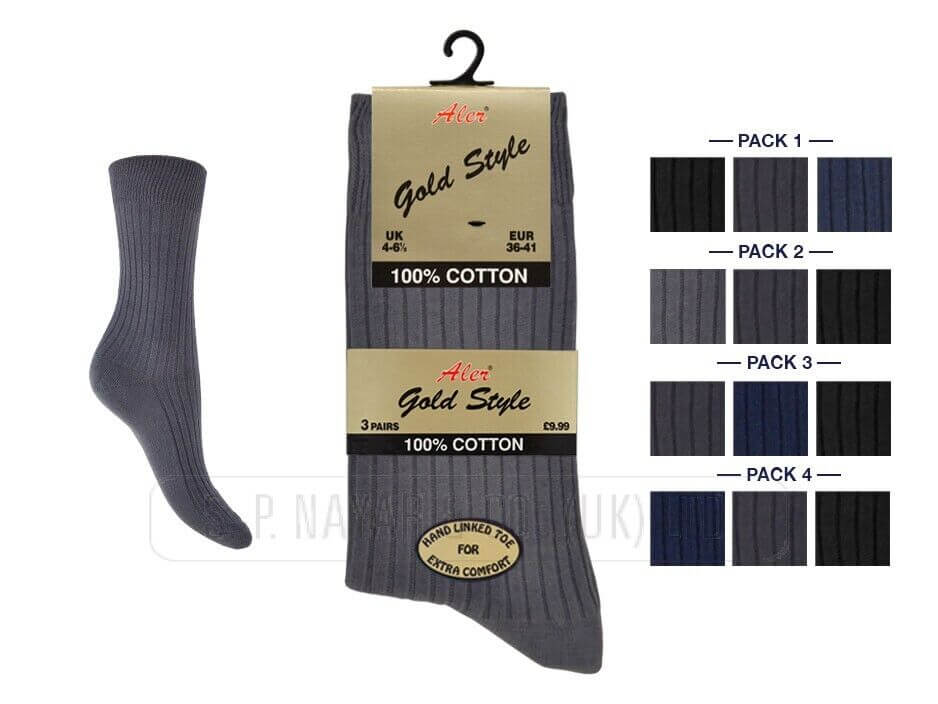 12 Pairs Women's Ladies Short Cotton Socks Breathable, Light weight Size 4-6 UK - Comfyfit ltd