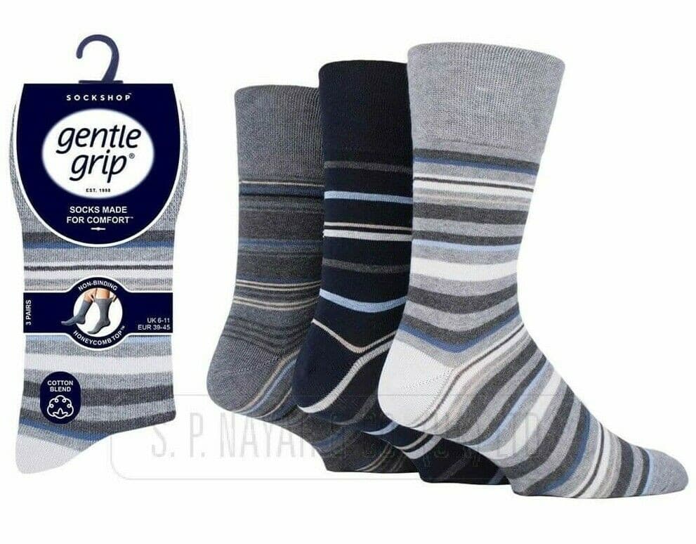 12 Pairs Men's Gentle Grip Honeycomb Top Blend Non Elastic Socks Size 



 



DESCRIPTION
There are no chemicals in bamboo fibres
They are super soft and comfortable
They are anti-bacterial
They eliminate moisture and odour
They are t