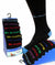 7 Pairs Mens Socks Days Week, Mood, Emoji Smiley Black Cotton Rich Suit Socks