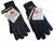 NEW MENS 3 PAIRS WINTER  KNITTED HEAT GUARD FULL FINGER GLOVES WITH PLAN  LINING - Comfyfit ltd