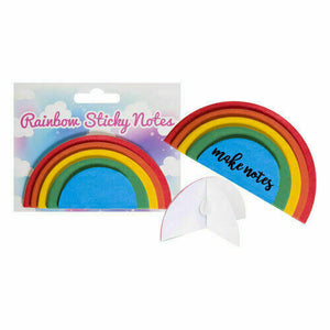 Rainbow Sticky Notes  RAINBOW Shaped Sticky Notes