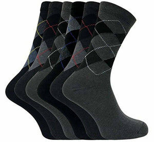 Mens Fashion Stripes Design Suit Pattern Office Everyday Casual Thin Boot Socks - Comfyfit ltd