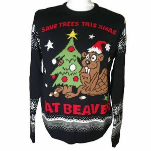 New Unisex Ugly Knitted Christmas Sweater Pullover Funny Ugly Women Men Xmas Top - Comfyfit ltd